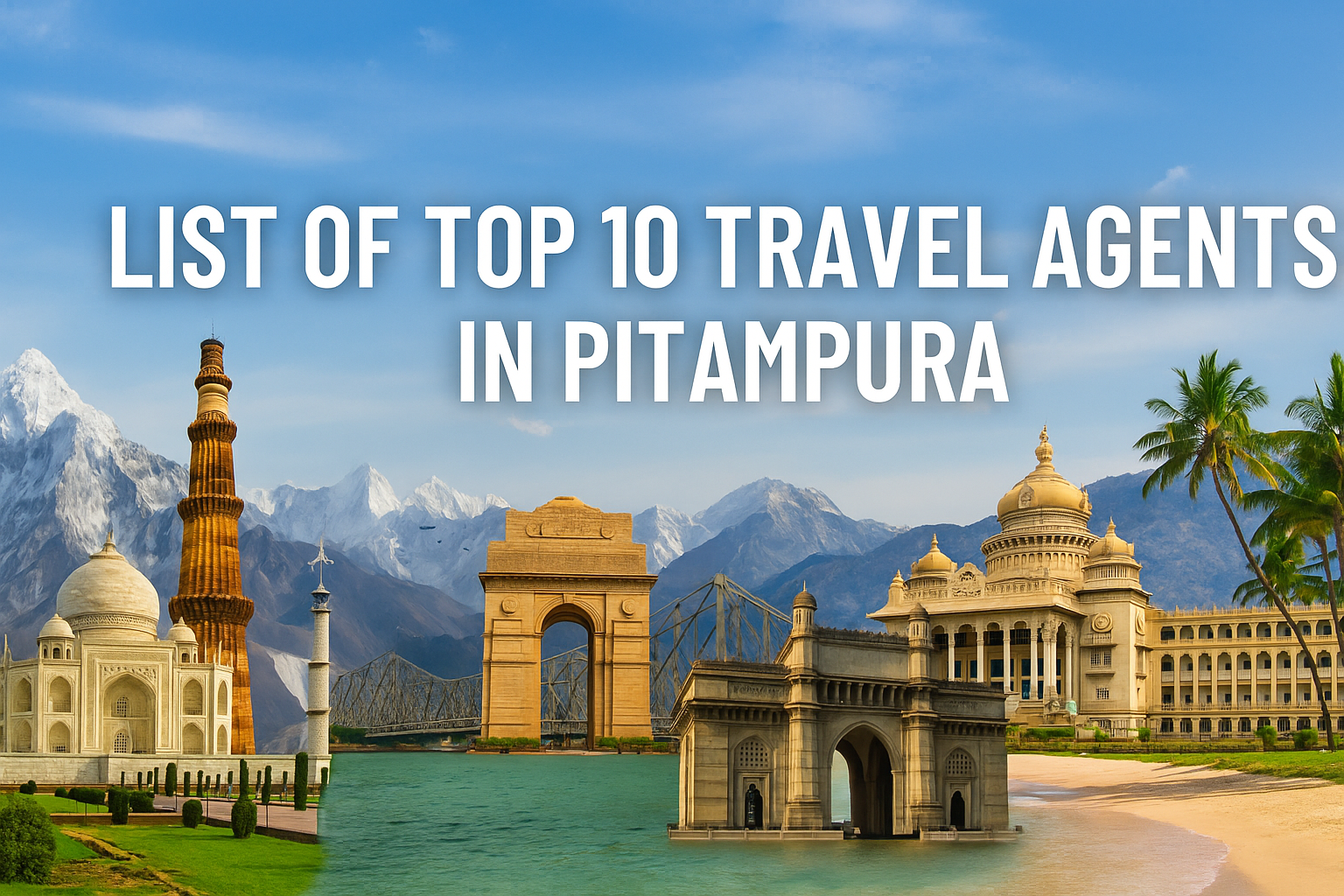 list of top 10 travel agents in pitampura