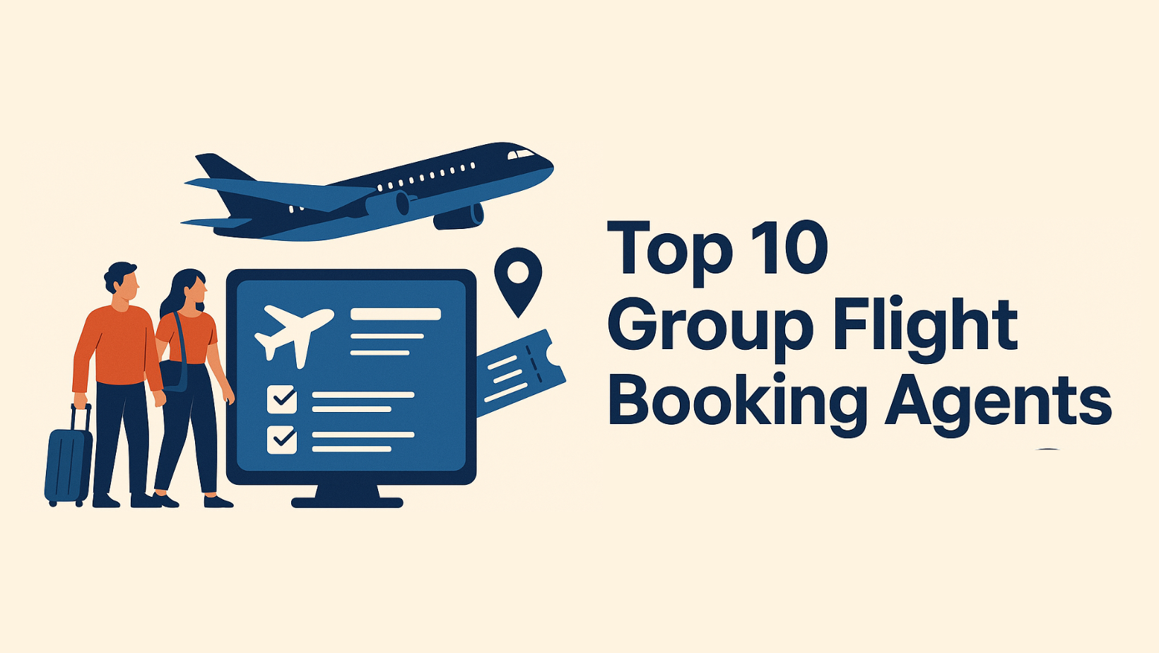 group flight booking agents