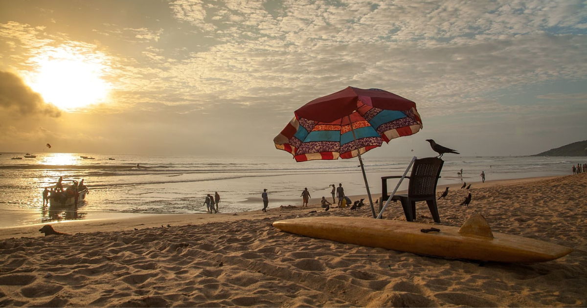 calangute beach best places to visit in north goa